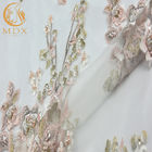 MDX mecanografía de la anchura bordada de la tela el 140cm del cordón hecha a mano para el vestido