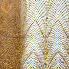Las lentejuelas brillantes bordaron Mesh Lace/el cordón de oro el 80% de la gota de nylon