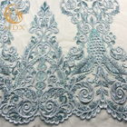 Mesh Lace Fabric Sequins Decoration bordado modificado para requisitos particulares para las mujeres se viste