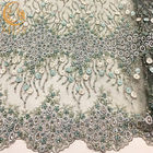 Nilón hecho a mano de la tela el 80% del cordón de la decoración con lentejuelas soluble en agua
