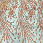Diseño agraciado 15 yardas de tela moldeada africana del cordón para la decoración del vestido